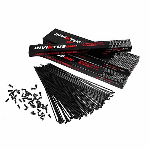 Raio 285 mm x 2,00 mm em Aço Inox Preto Inviktus