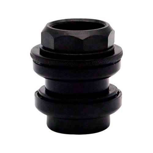 Jogo Caixa de Direção Trava Serrilhada Colar 22,2 mm em Aço Preto QLP-4E1 Inviktus