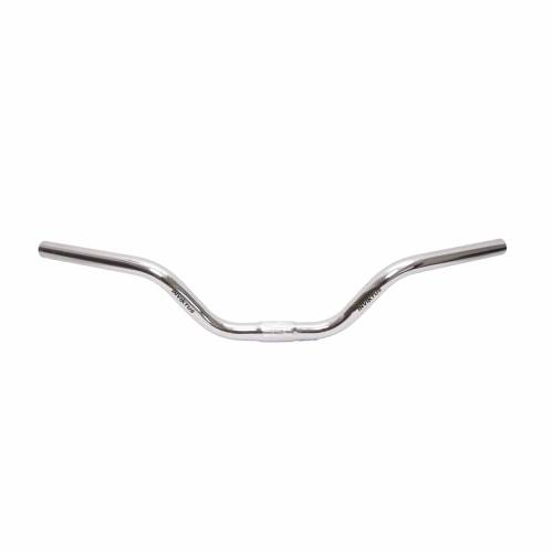 Guidão Tipo Poti 600 x 25,4 x 80 mm em Aço Cromado Inviktus