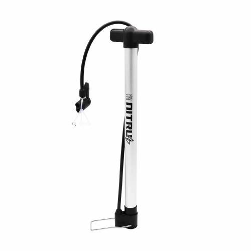 Bomba de Pé Oficina Invertida 500 mm em Alumínio Fosca Nitrus