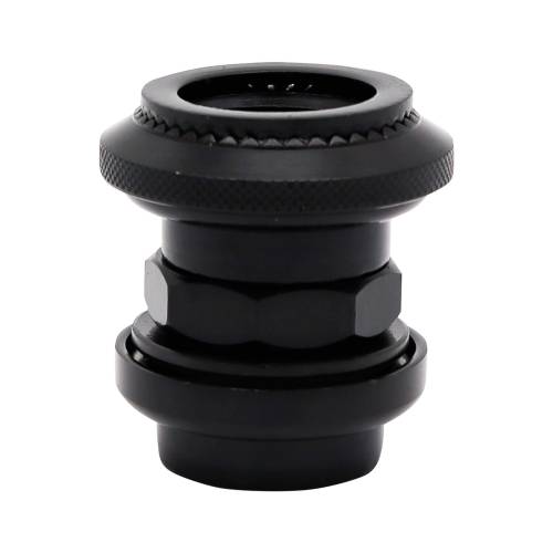 Jogo Caixa de Direção Trava Serrilhada Colar 22,2 mm em Aço Preto H-806G Neco