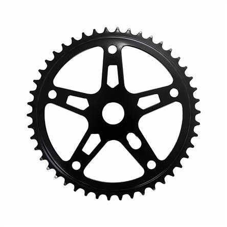 Coroa Engrenagem Estrela 46D x 2,2 mm em Aço Preta Nitrus