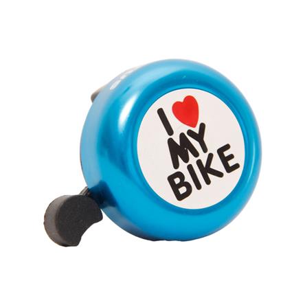 Campainha Trim Trim Love Bike 54 mm em Aço Azul Inviktus