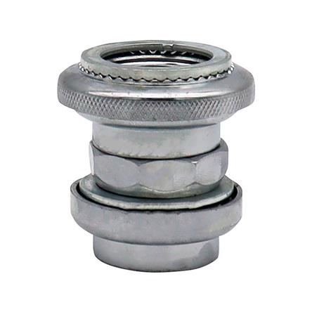 Jogo Caixa de Direção Trava Serrilhada Colar 22,2 mm em Aço Cromado ATTACK-D1 Nitrus
