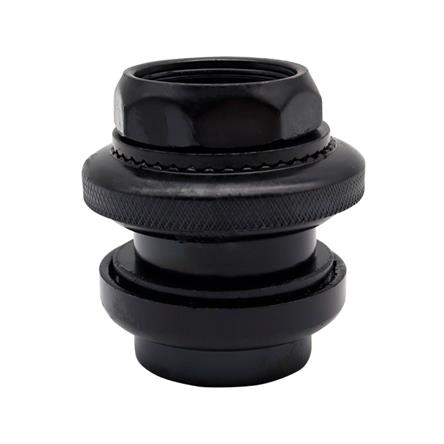 Jogo Caixa de Direção Trava Serrilhada Colar 22,2 mm em Aço Preto ATTACK-D1 Nitrus