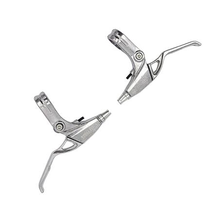 Maçaneta de Freio V-Brake em Alumínio com Regulagem em Alumínio 3D Polida Nitrus