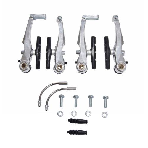 Freio V-Brake Orbital 4 Peças 110 mm em Alumínio Polido Inviktus