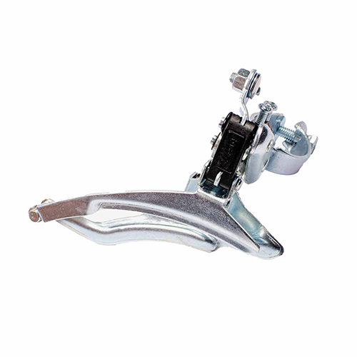 Câmbio Dianteiro Down Pull 28,6 mm para Coroa 28/38/48D em Aço Cromado SSD-02 S. Shine