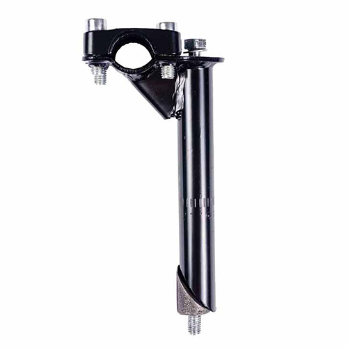 Suporte de Guidão Cross 4 Parafusos Tampa em Alumínio e Expander 21,1 mm em Aço Preto Inviktus