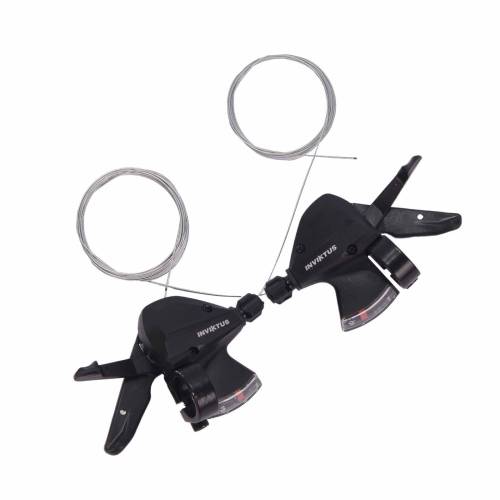 Alavancas de Câmbio Rapid Fire 3x9v 27v Alumínio Pretas M-370 Inviktus